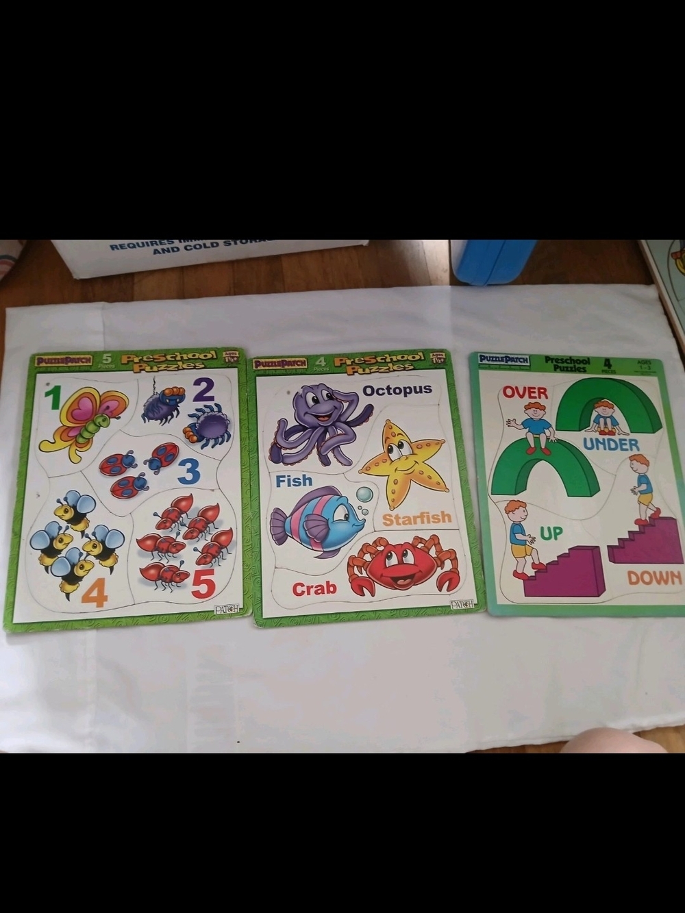 Pumpkin Patch Preschool Puzzles - Sea Creatures & Counting (Green)